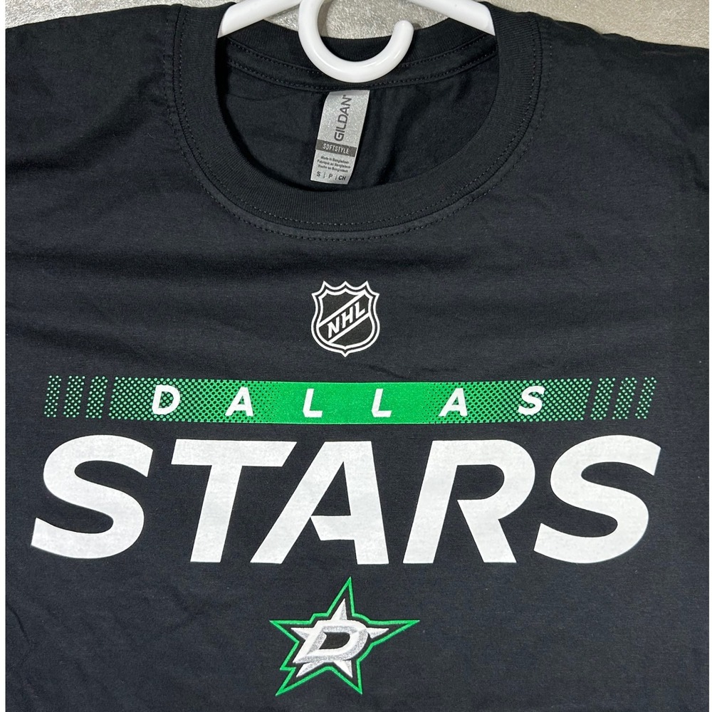 Dallas Stars NHL T-Shirt Gildan Black Men's Small Hockey New Without Tags